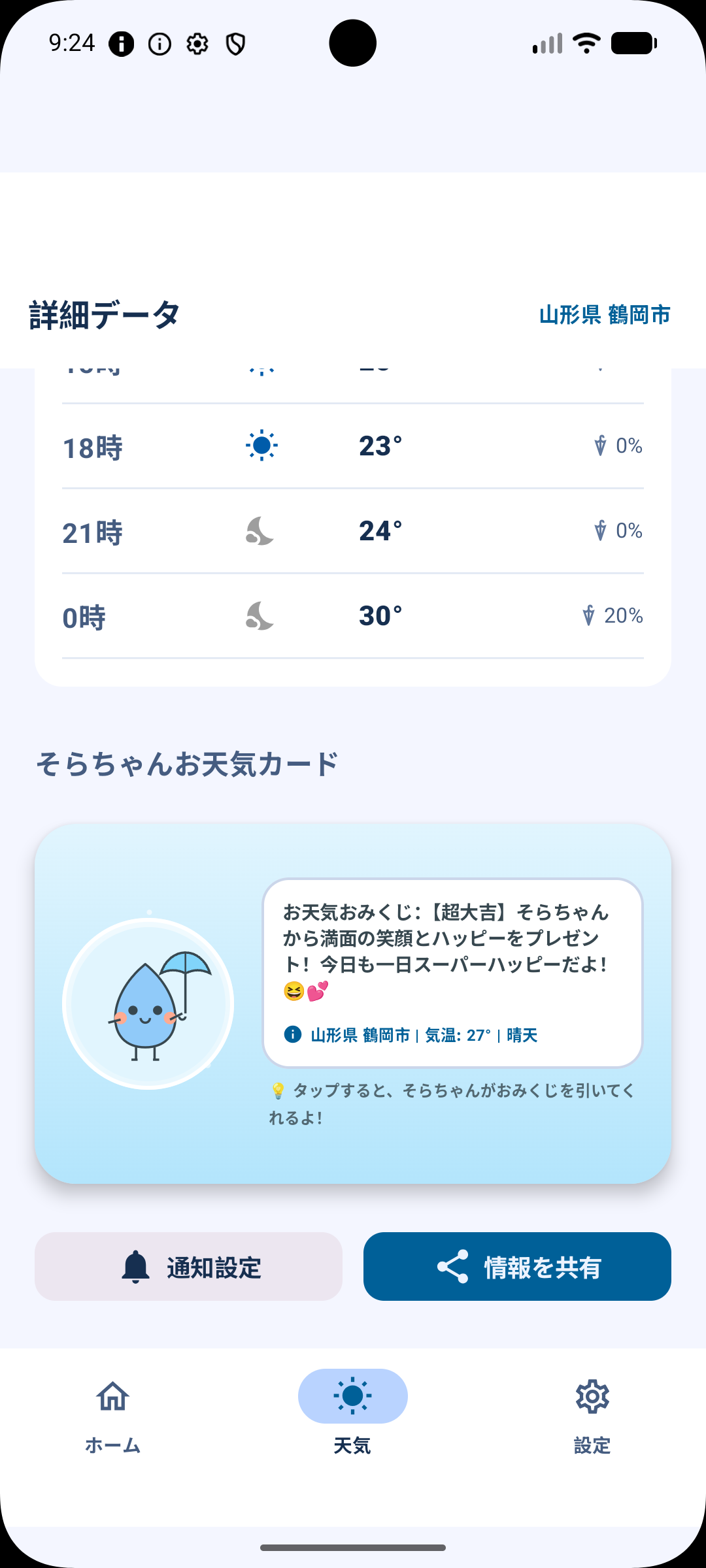 お天気おみくじ